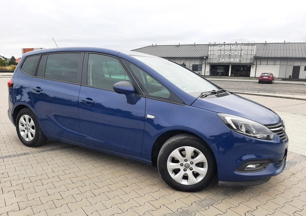 Opel Zafira cena 46900 przebieg: 186000, rok produkcji 2018 z Leszno małe 154